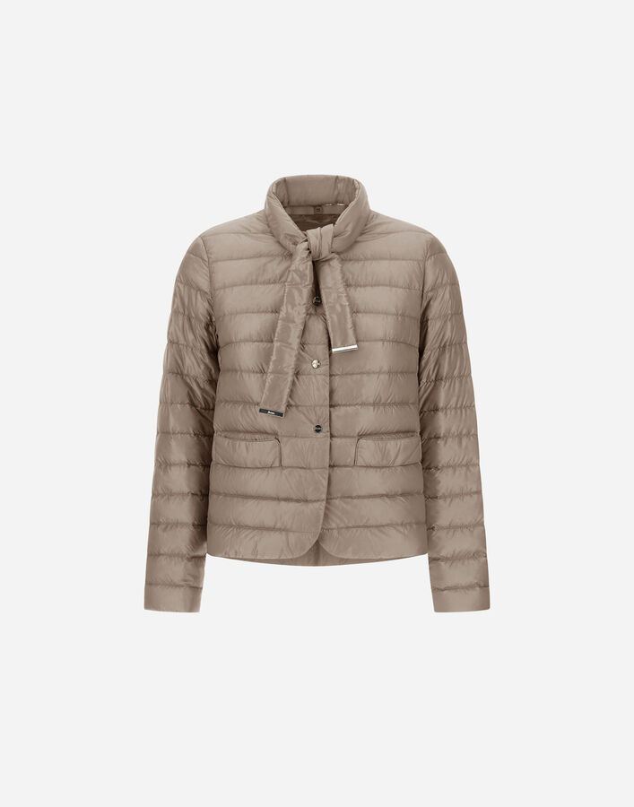 Herno BLAZER WITH SCARF IN NYLON ULTRALIGHT  PI002201D12017Z2600