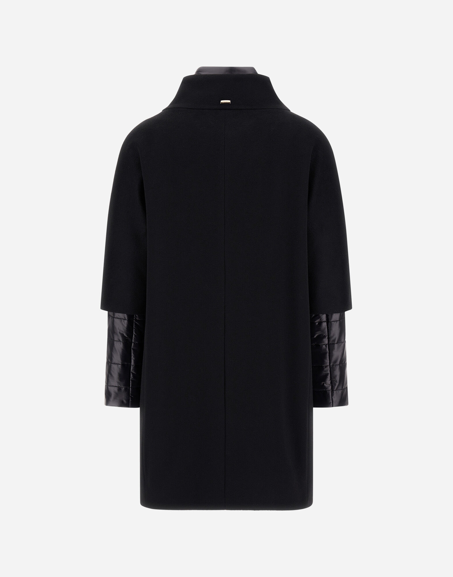 COAT IN LUXURY WOOL AND NYLON ULTRALIGHT in Black for Women | Herno®
