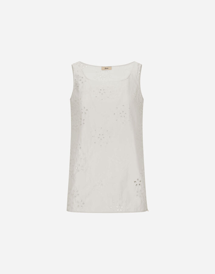 Herno TOP IN BRODERIE ANGLAISE COTTON  BL000055D13322RIC1000