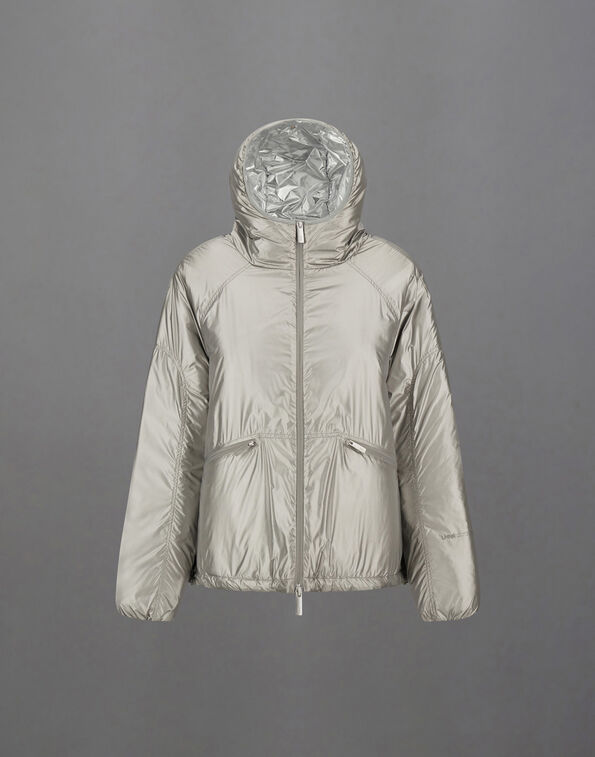 Herno LAMINAR HOODED JACKET IN METALLIC SHIELD  GI00133DL128499500