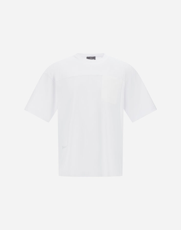 Herno T-SHIRT IN COMPACT JERSEY AND NYLON MAESTRO  JG000275U520001000