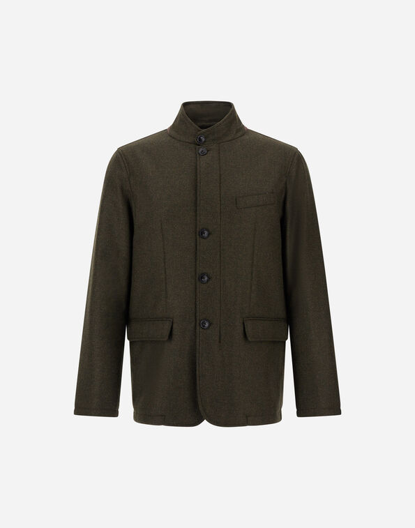 Herno WOOL, SILK AND SUEDE EFFECT JACKET  GA000217U335317730