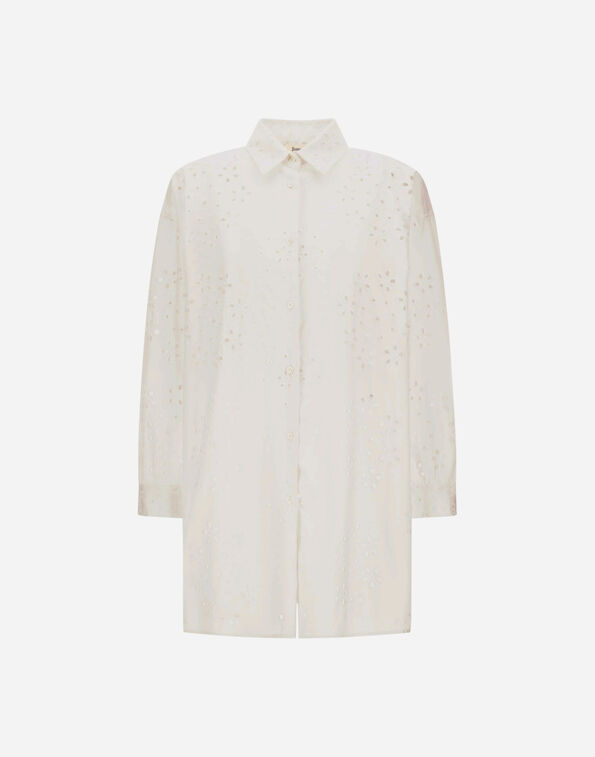 Herno SHIRT IN BRODERIE ANGLAISE COTTON  CM000045D13322RIC1000