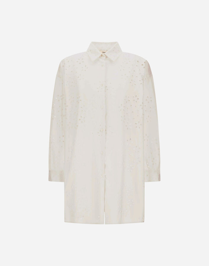 Herno SHIRT IN BRODERIE ANGLAISE COTTON  CM000045D13322RIC1000