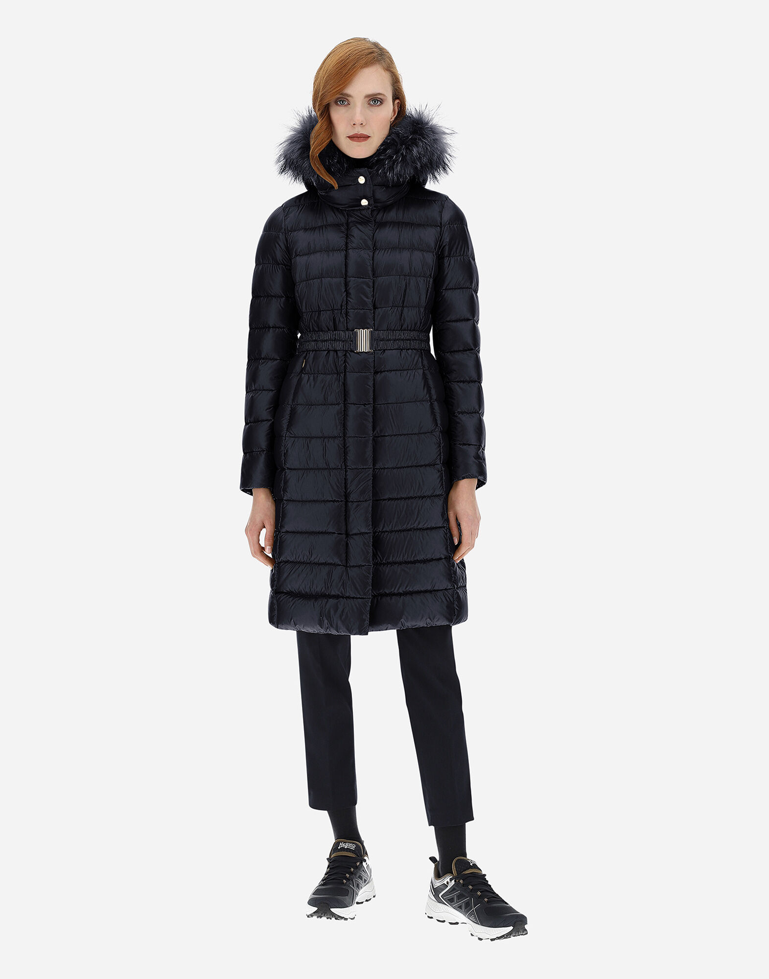 herno long padded coat