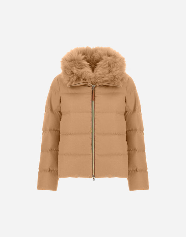 Herno JACKET IN CASHMERE, SILK AND MONOGRAM  PI002151D380872157