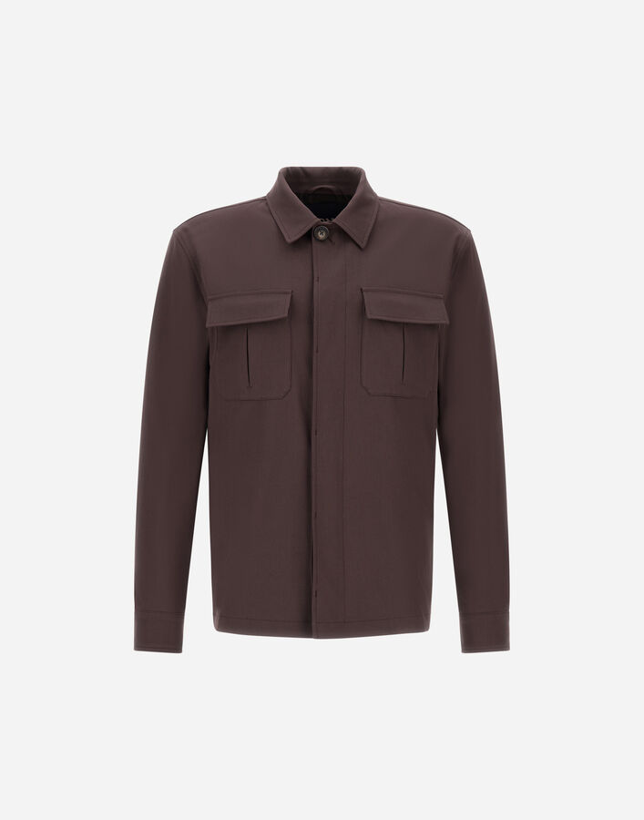 Herno SHACKET IN COTTON GABARDINE STRETCH  GI000634U13286S8800