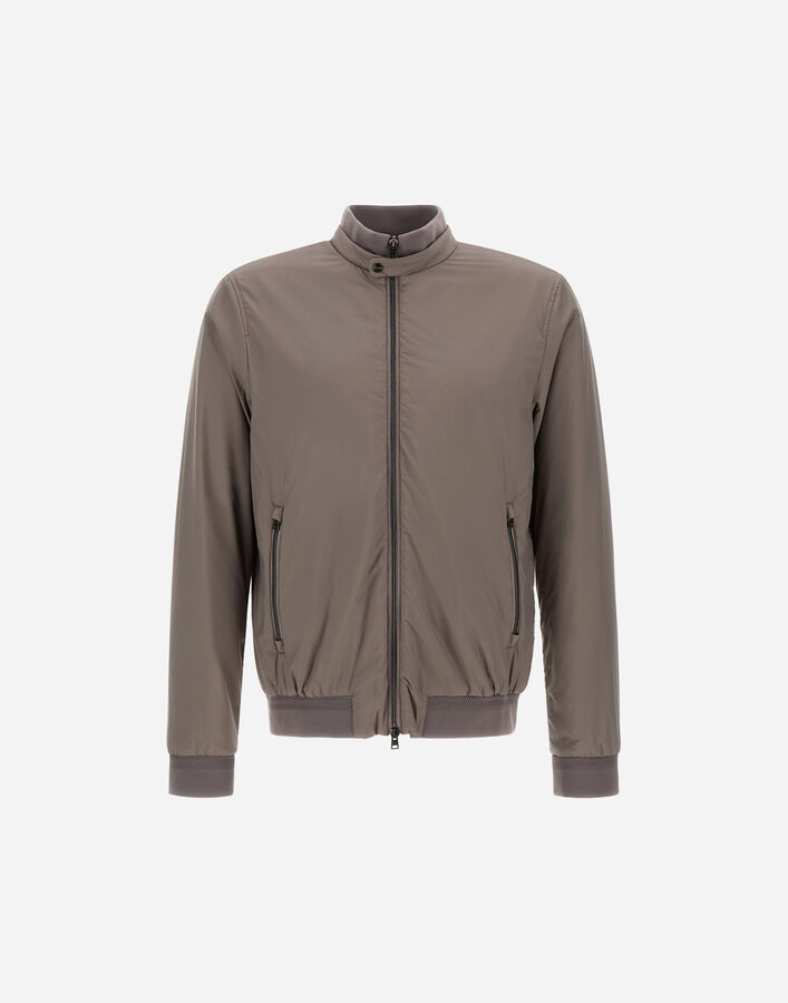 Herno ECOAGE HIGH-COLLAR BOMBER JACKET  GI000414U12456Z2600