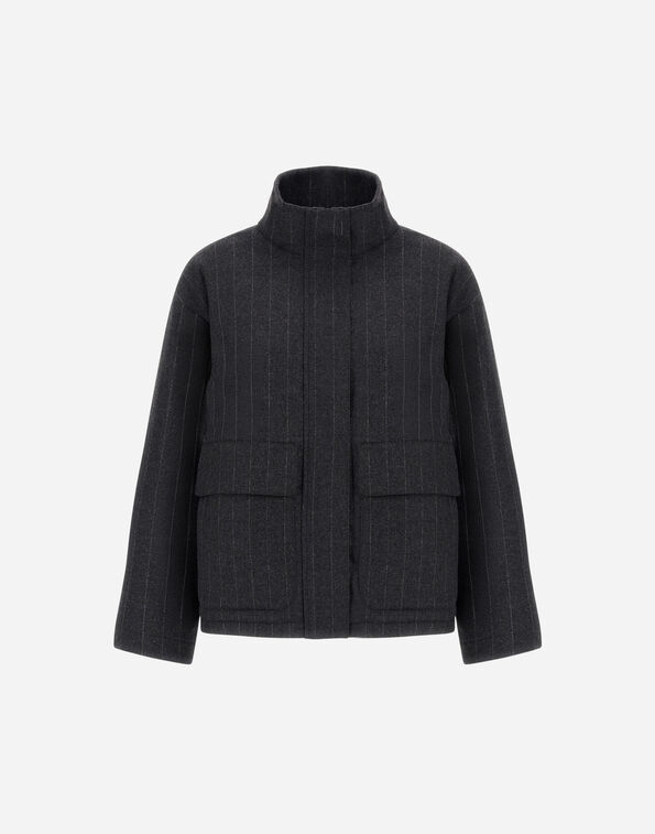 Herno STRETCH WOOL JACKET WITH PINSTRIPE PATTERN  GI000425D33547R9412