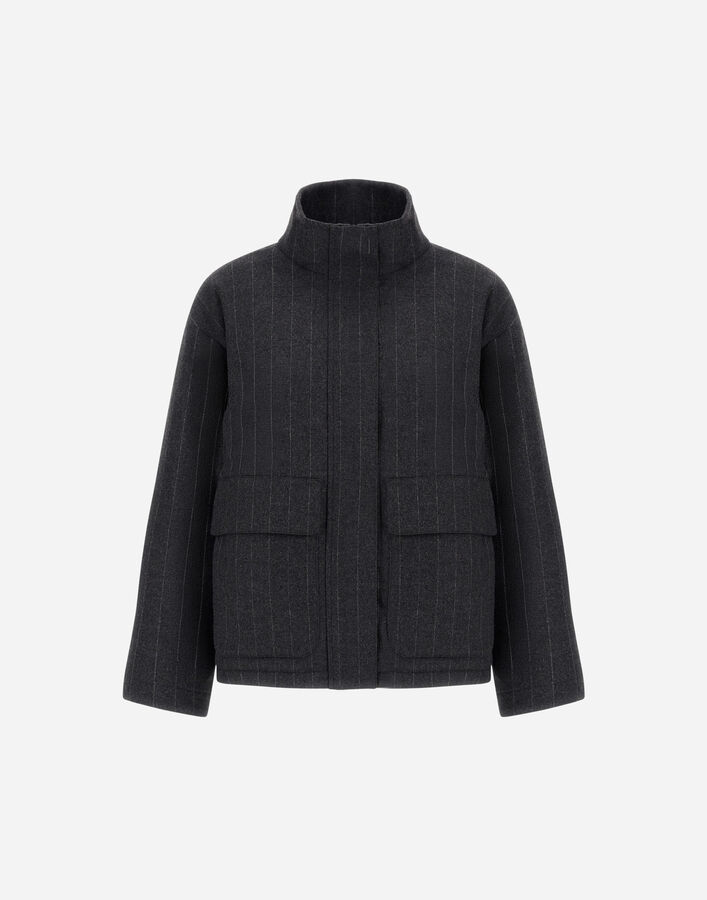 Herno STRETCH WOOL JACKET WITH PINSTRIPE PATTERN  GI000425D33547R9412