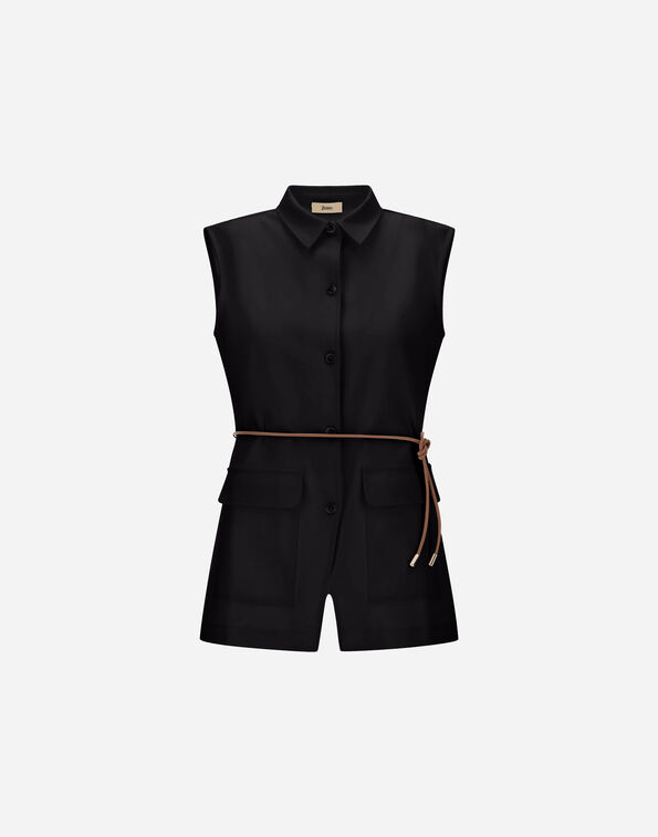 Herno VEST IN DENSE ROME STITCH JERSEY  CM000038D560359300