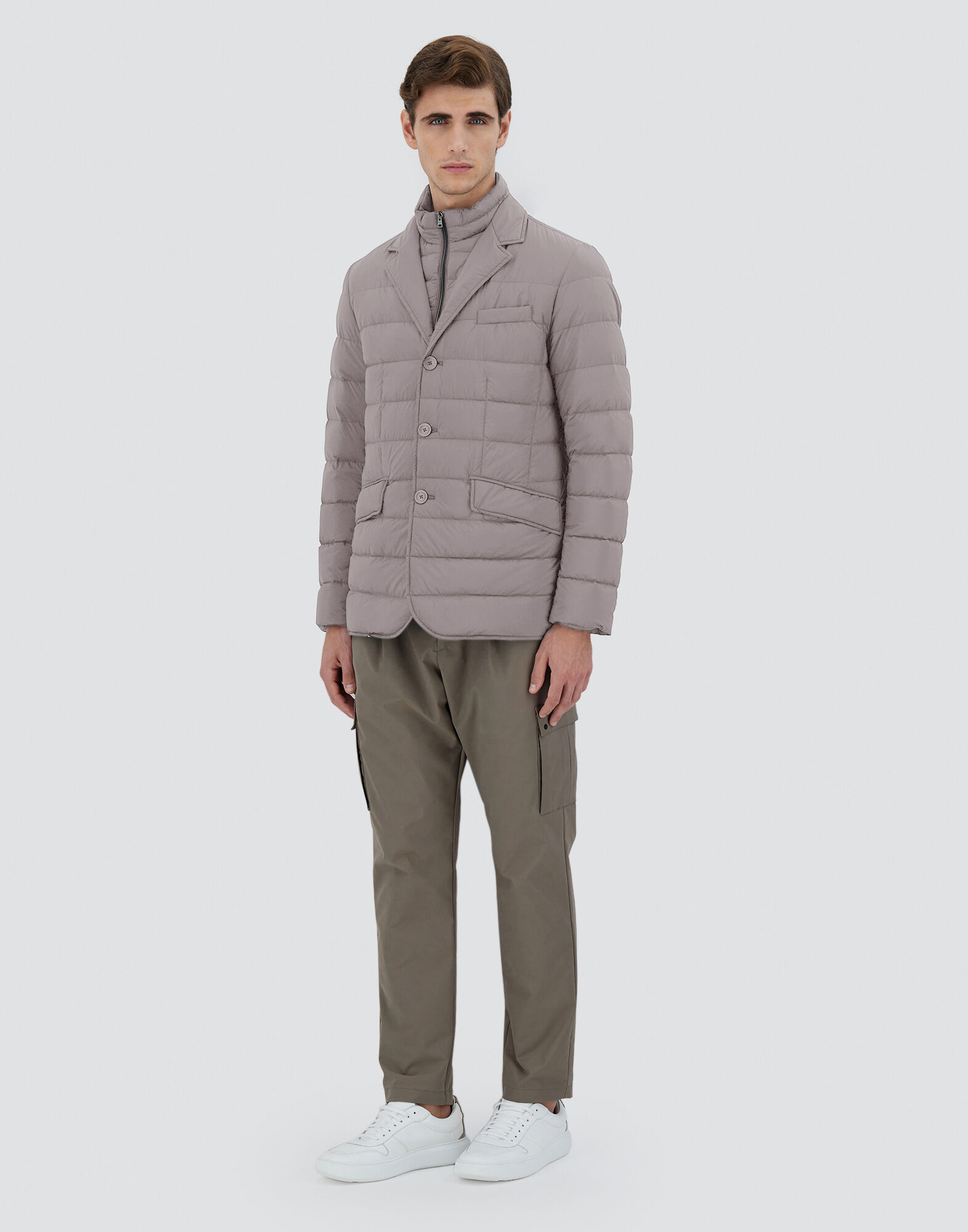 LA GIACCA in Light Grey for Men | Herno®