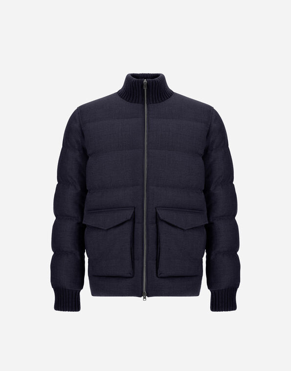 Herno WOOL TWEED BOMBER JACKET  PI001412U334669200