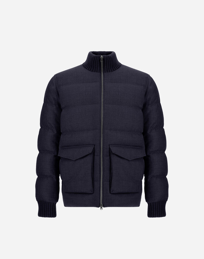 Herno WOOL TWEED BOMBER JACKET  PI001412U334669200