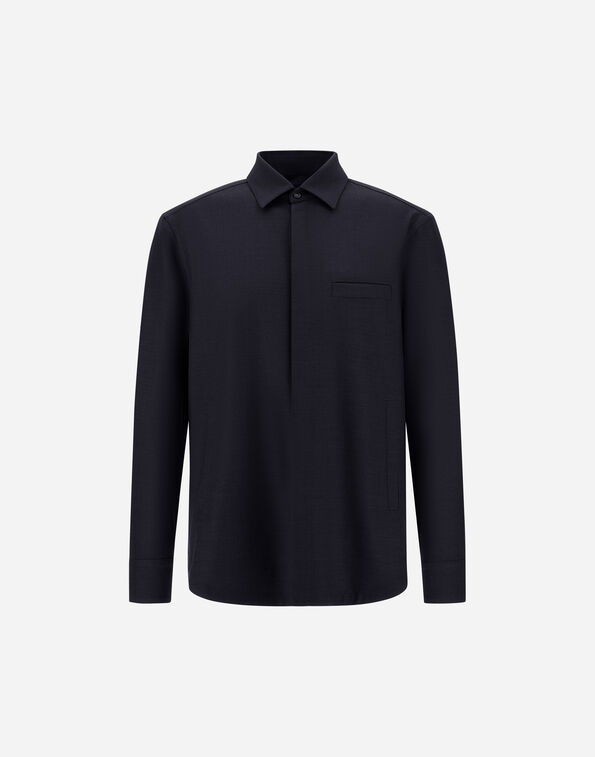 Herno WOOL GABARDINE SHIRT  OS000001U334539200