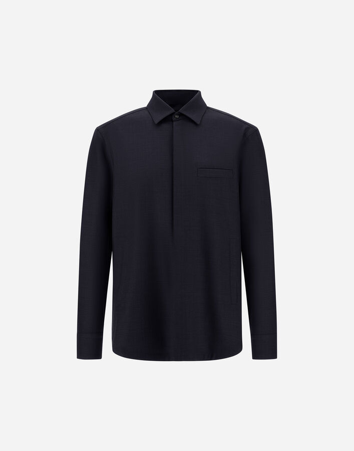 Herno WOOL GABARDINE SHIRT  OS000001U334539200