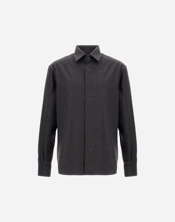 Herno RESORT SHIRT IN WOOL KNICKERBOCKER  CM00007UR334489487