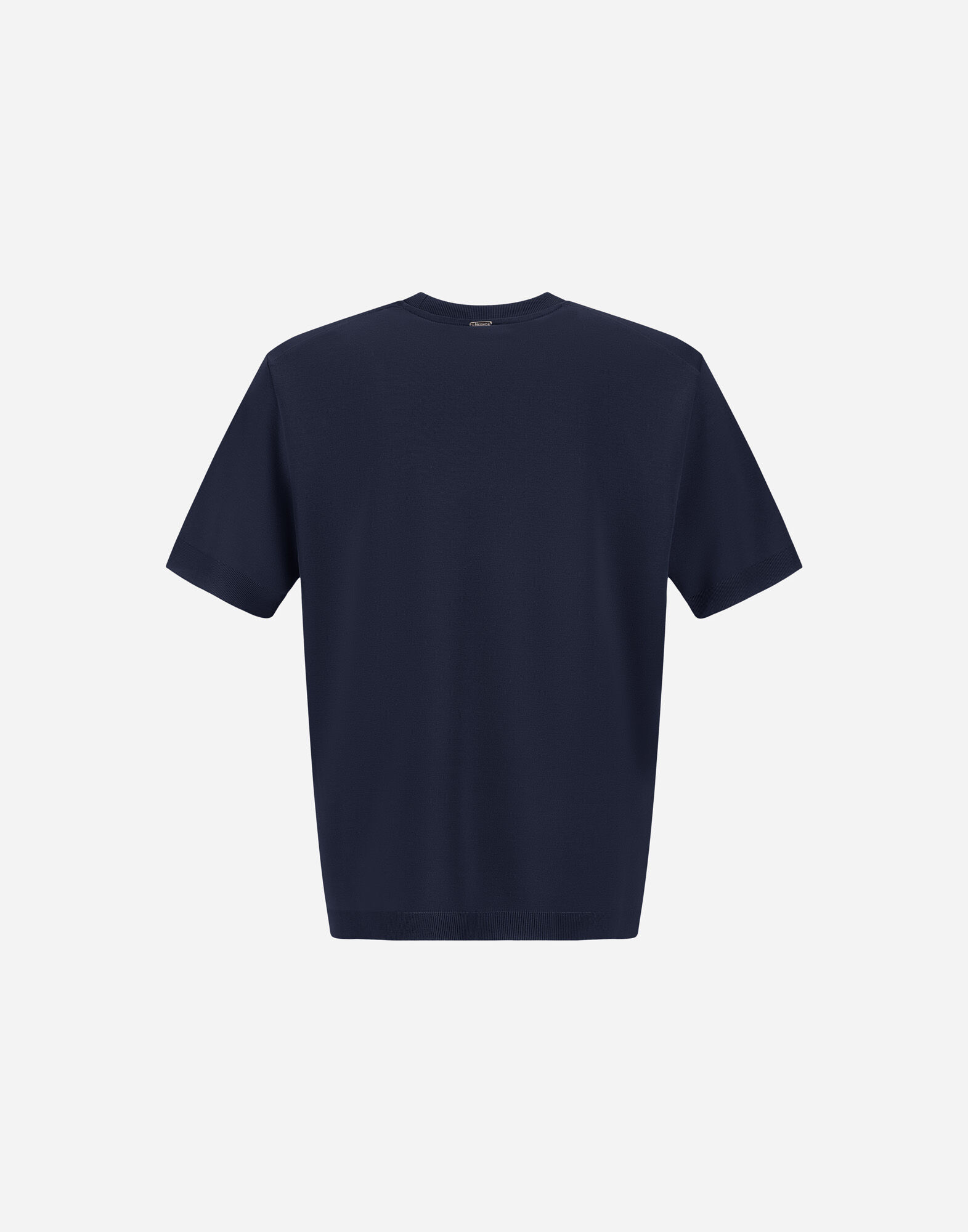 JERSEY KNIT EFFECT T-SHIRT in Blue for Men | Herno®