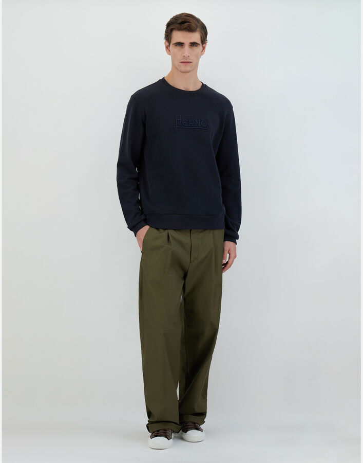 Herno Gray Cotton Sweatshirt