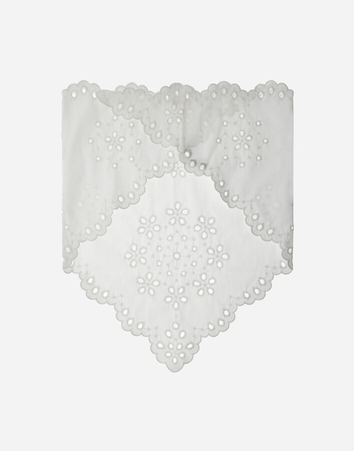 Herno SCARF IN BRODERIE ANGLAISE COTTON  SCP00034D13327RIC1000