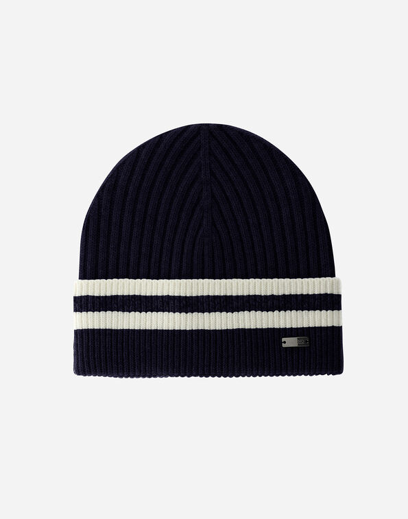 Herno RESORT BEANIE IN DOUBLE RIB WOOL  BER0005UR702929200