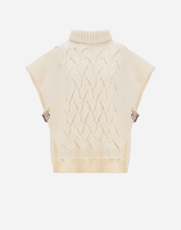 Herno RESORT TURTLENECK IN WOOL BLEND CABLE AND RIB KNIT WITH ECOAGE  ML00024DR700221010