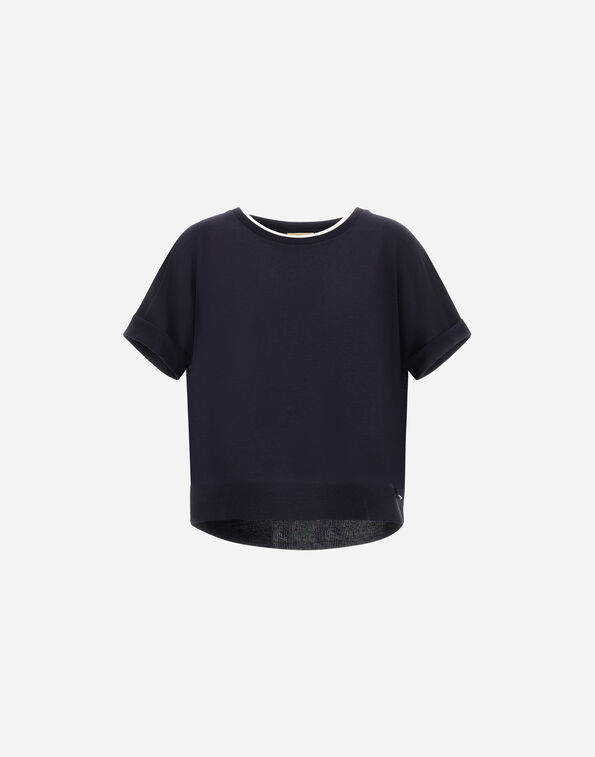 Herno T-SHIRT IN GLAM KNIT&nbsp;EFFECT  JG000312D520569200