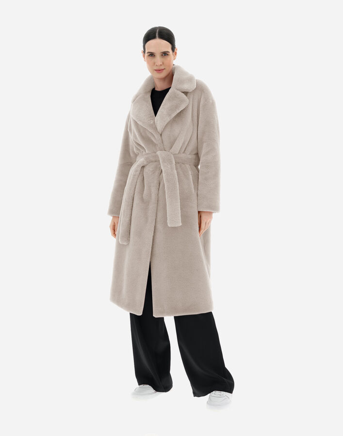 Herno tweed long coat CA0226D-13809 Brown 42