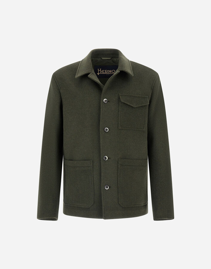Herno FIELD JACKET IN SOFT RECYCLED WOOL  FI000138U33475R7740