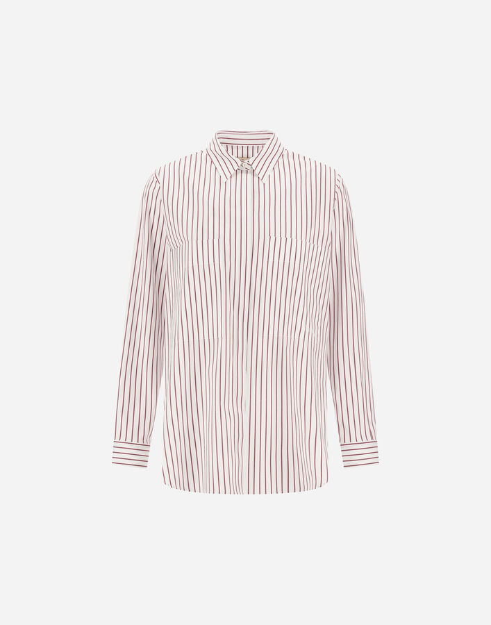 Herno SHIRT IN STRIPED POPELINE  CM000057D133331067