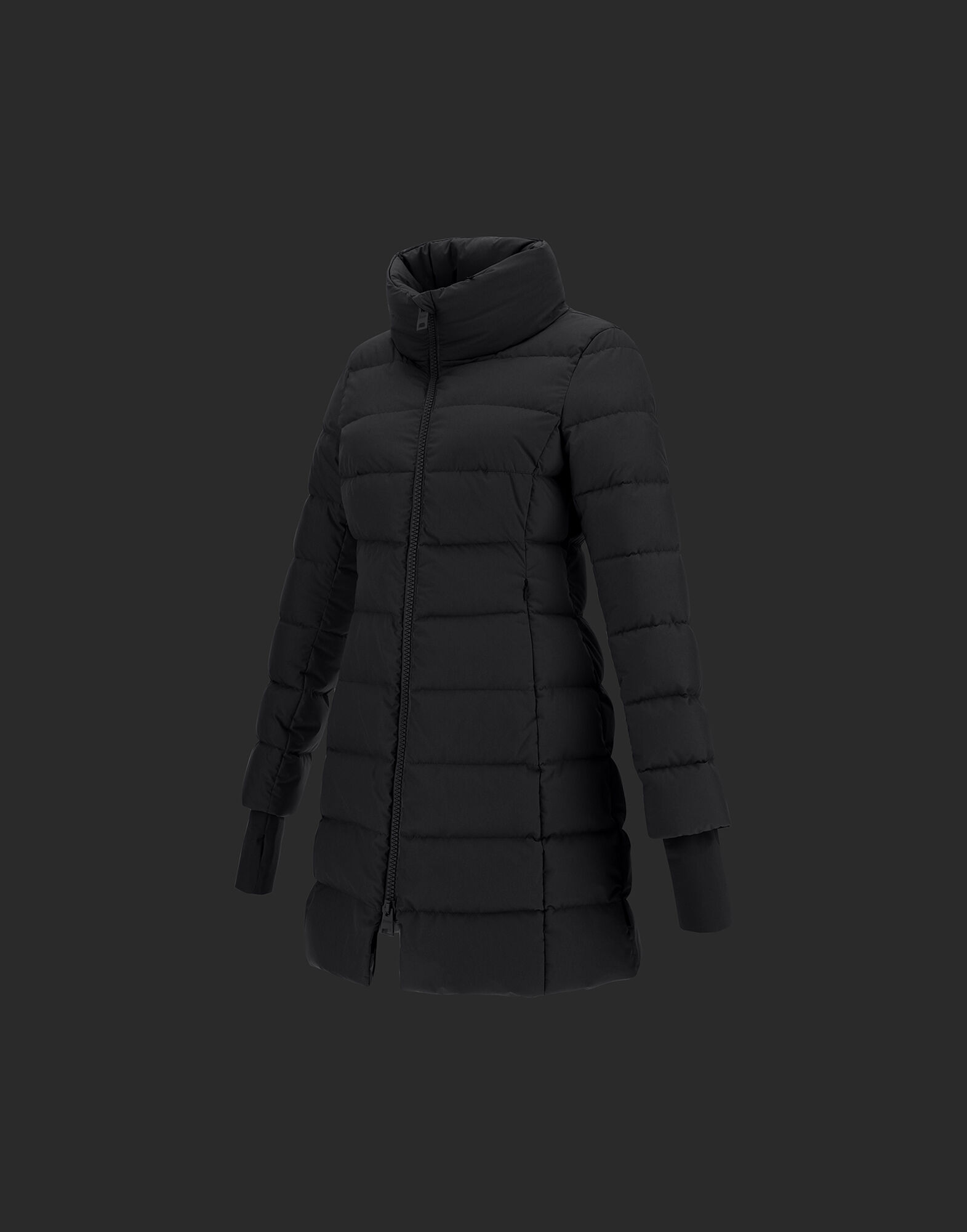 Herno Black Down GORE-TEX Windstopper Long Jacket