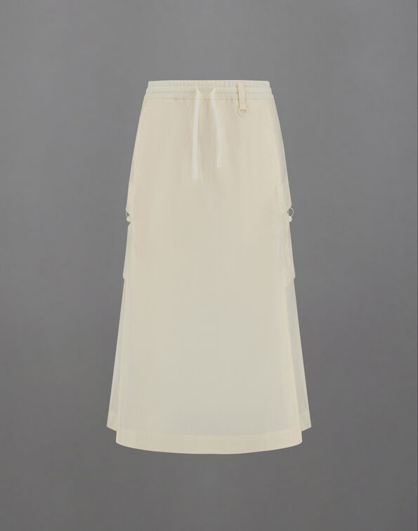 Herno LAMINAR SKIRT IN TECH-CRINKLE  GN00019DL128271006