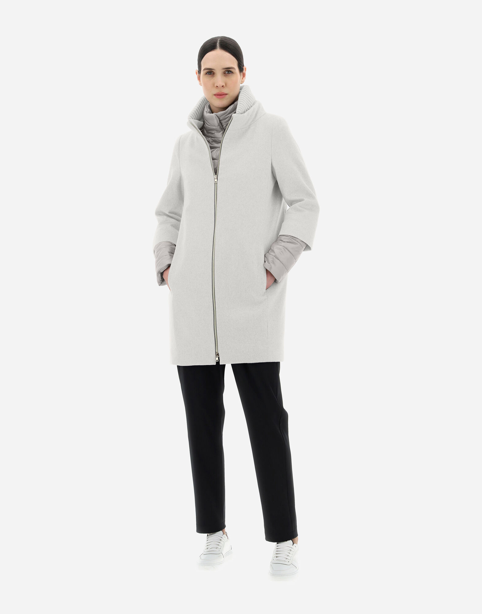 CASHMERE COAT in Chantilly for Women | Herno®