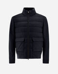 Herno BOMBER JACKET IN CASHMERE, SILK AND KNIT  PI001182U380879200