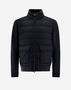 Herno BOMBER JACKET IN CASHMERE, SILK AND KNIT  PI001182U380879200