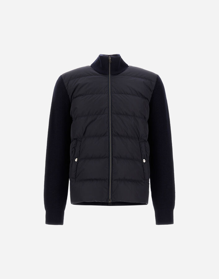 Herno WOOL JACKET WITH A WAFFLE-KNIT TEXTURE AND NYLON  MP000138U702599290