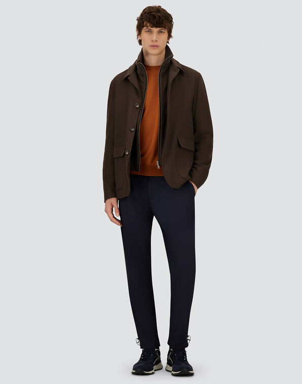 Herno RESORT BLAZER IN CASHMERE AND SILK  GA00023UR380878800