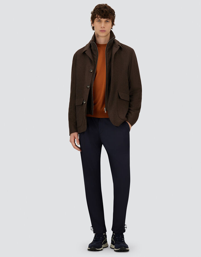 Herno RESORT BLAZER IN CASHMERE AND SILK  GA00023UR380878800