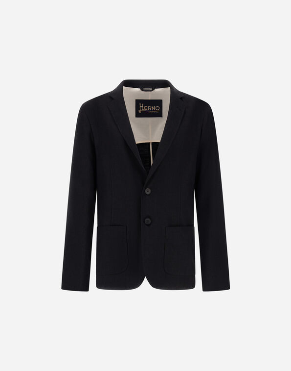 Herno BLAZER IN SLUBBING LINEN  GA000215U17155S9300