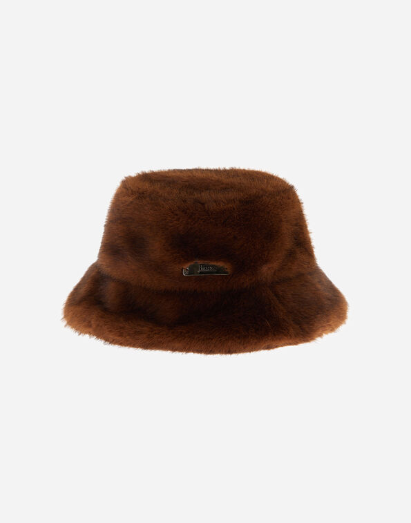 Herno MINK-EFFECT FUR-TOUCH HAT  BER00073D127398800