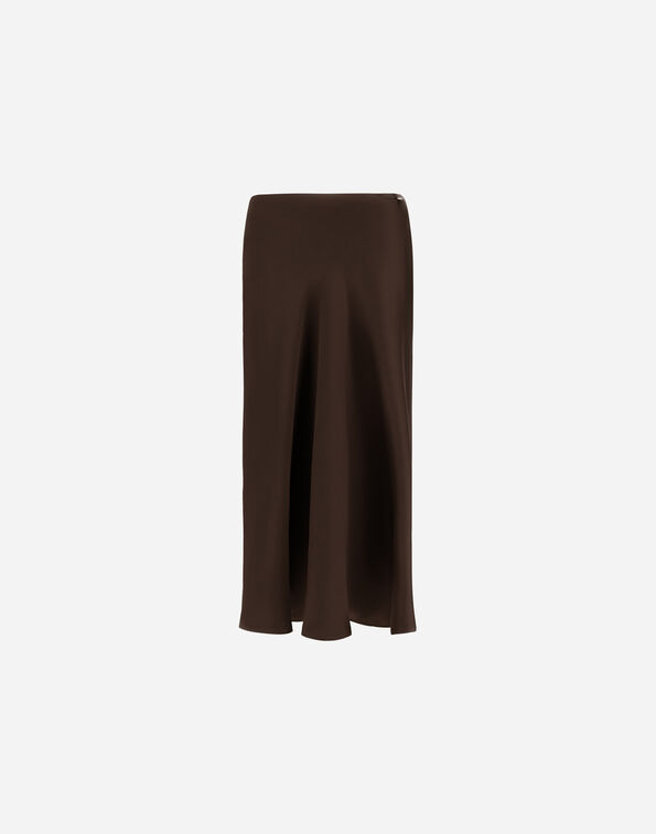 Herno RESORT SKIRT IN EXTRA-FINE SATIN  GN00031DR129128810