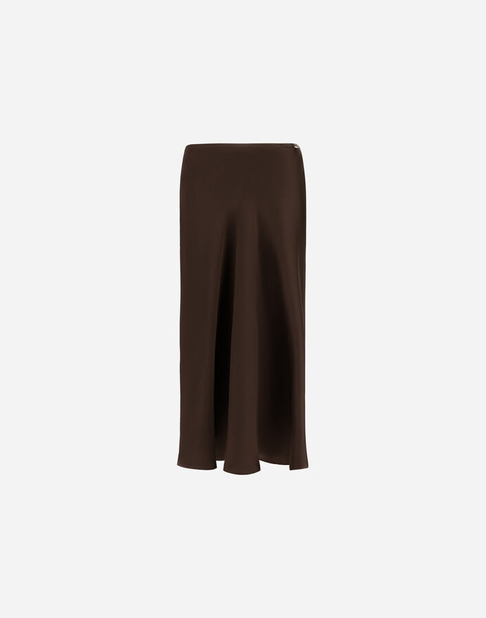 Herno RESORT SKIRT IN EXTRA-FINE SATIN  GN00031DR129128810