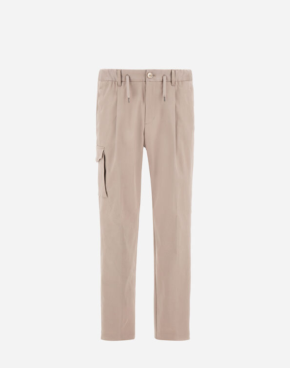 Herno RESORT TROUSERS IN STRETCH COTTON  PT00050UR133281985