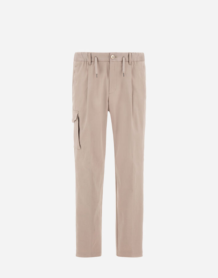Herno RESORT TROUSERS IN STRETCH COTTON  PT00050UR133281985