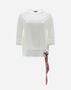 Herno T-SHIRT IN SUPERFINE COTTON STRETCH WITH BUBBLE SCARF  JG000189D520031000