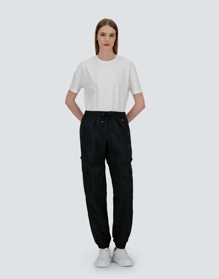 Herno Black Polyester Cargo Pants main image 0
