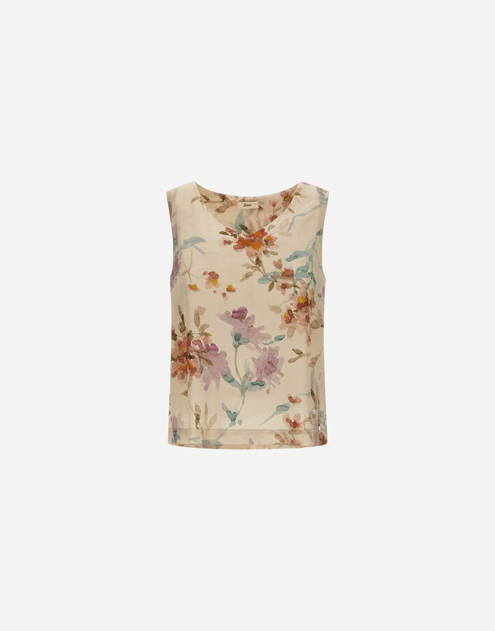 Herno TOP IN FLORAL PRINT  BL000051D12789P9999
