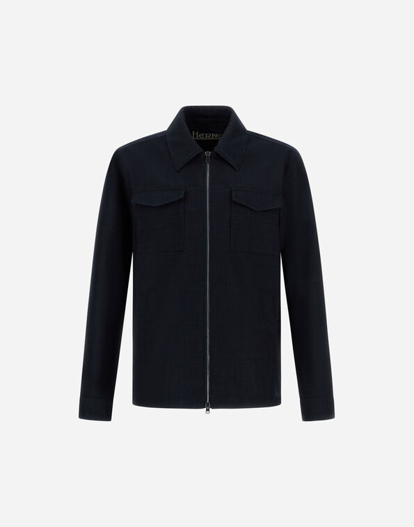 Herno SHACKET IN 3 LAYERS DENIM EFFECT  GI000580U127829290
