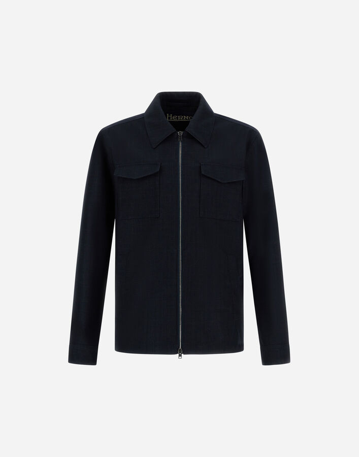 Herno SHACKET IN 3 LAYERS DENIM EFFECT  GI000580U127829290