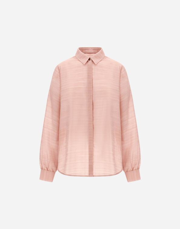Herno STRIPED SILK JACQUARD SHIRT  CM000062D129424185